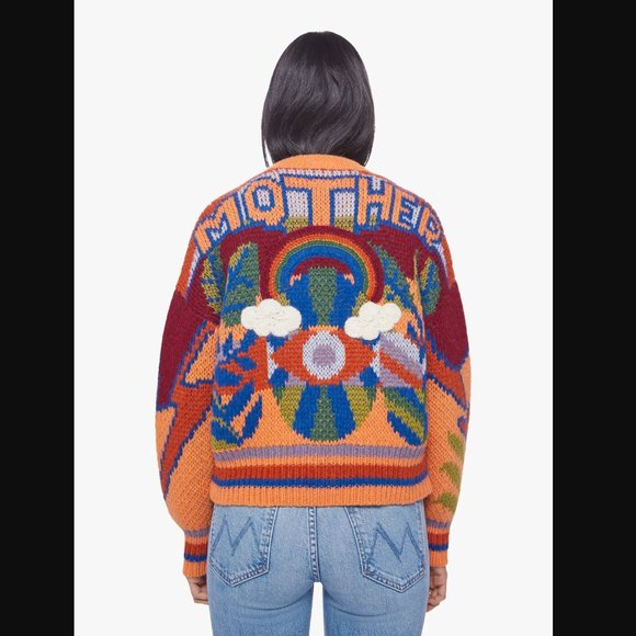 NWT MOTHER The Button Cardigan (Good Trip) - Picture 4 of 14